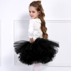 6 Layers Extra Fluffy Baby Girls Pettiskirt Party Tutu Skirt Children Tulle Kids Petticoat Dance Ballet Skirt Costume Princess White Tutu Skirt, Skirt Costume, Pink Tutu Skirt, Costume Princess, Baby Costumes Girl, Princess Dance, Childrens Clothes Girls, Girl Tutu Skirt, Ballet Clothes