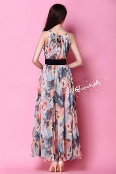 Chiffon Flower Long Party Dress Evening Wedding Lightweight Sundress Summer Holiday Beach Dress Bridesmaid Dress Maxi Skirt YM017 Detail Info: ❤ Color: as picture, flower K More color choice link: https://www.etsy.com/listing/213656440/chiffon-dress-color-card?ref=shop_home_feat_1 Please just note your color choice with your order. ❤ Material: Chiffon ❤ The dress around the bust is about 150cm, arm hole 45cm ( we also can make according to your size, please note your size with order). ❤ you also Bridesmaid Maxi Skirt, Maternity Photo Dresses, Beach Bridesmaid, Beach Bridesmaids, Party Dress Wedding, Long Party Dress, Beach Holiday Dresses, Sundress Summer, Baby Shower Dresses