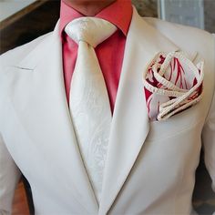 We always want to hear from you. What do you think about this? Luxury Men's Suits With Pocket Square, Luxury Dapper Pocket Square, Luxury Pocket Square For Men's Workwear, Luxury Notch Lapel Blazer With Pocket Square, Luxury Semi-formal Men's Pocket Square, White Flower Print, Hamptons Wedding, Paisley Tie