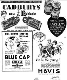 an advertisement for cadbury's new 4lb blocks