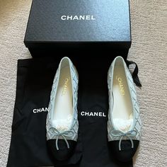 No Lowball Offers Will Be Considered. Brand New Never Worn Nwt Chanel 23p Denim Quilted With Black Cap Toe Cc Logo In Size 40. Size 40 Best Fits True Size 9-9.5 (In My Opinion). More Flex On 3b@Y. Comes With Box And A Chanel Dust Bag For Each Shoe. Rare To Find Runway Featured. Final Sale No Returns. Poshmark Authenticates This Item For You With Purchase. Chanel Box, Denim Quilt, Blue Quilts, Black Cap, Ballerina Flats, Cc Logo, Model Pictures, Chanel Shoes, Chanel Ballet Flats