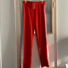 Loose Fitting Pants, Could Be Worn Casually Or In A Street Faction Way. Never Worn. I Got Them From Dolls Kill But The Actual Brand Is Signatures. Chic Red Loungewear Bottoms, Trendy Red Sweatpants For Spring, Trendy Red Pants With Elastic Waistband, Red Stretch Sweatpants For Spring, Trendy Red Bottoms With Elastic Waistband, Trendy Red Loungewear Bottoms, Red Stretch Pants For Loungewear, Red Stretch Loungewear Pants, Red Stretch Full Length Sweatpants