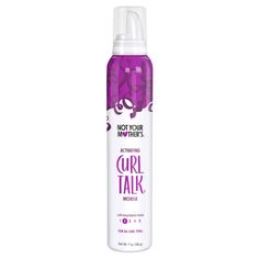 Buy Not Your Mother's Curl Talk Curl Activating Hair Mousse for Lightweight Hold, 7 oz at Walmart.com Best Hair Mousse, Curl Talk, Curl Mousse, Volumizing Mousse, Styling Mousse, S Curl, Curly Hair Types, Hair Supplies, Hair Mousse