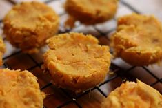 some food is cooling on a rack and it looks like they have been cooked for dinner