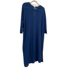 J. Jill Blue Linen Tunic Dress Lightweight Lagenlook Size L Nwt Please Review Pictures For Item Measurements And Details Red Tunic Dress, Linen Tunic Dress, Embroidered Tunic Dress, Midi Shift Dress, Pinstripe Dress, Minimalist Dresses, Floral Shift Dress, Linen Tunic, Long Sleeve Knit Sweaters