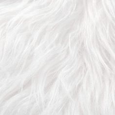 the white fur texture is very soft and fluffy, but it doesn't look like any