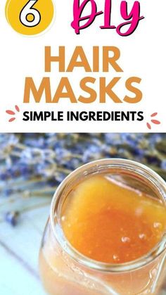 Homemade Hair Masks, Hair Mask At Home, Mask Recipes, Natural Hair Mask, Homemade Hair