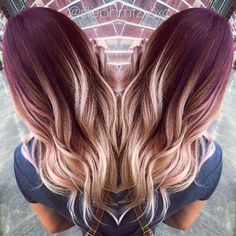 Hair Color Red Ombre, Red Ombre Hair, Orange Shades, Blond Balayage, Ombre Hair Blonde, Red To Blonde, Ombré Hair, Burgundy Hair, Winter Hair Color