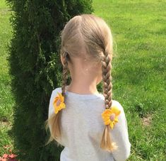 Crochet flower sunflower headband accessories girls hair band | Etsy Crochet Hair Bows, Girls Formal Dresses