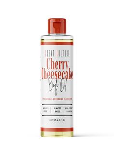 Cherry Cheesecake Body Oil Made with nourishing ingredients like almond oil and shea butter, Cherry Cheesecake - Body Oil is a nutrient-rich moisturizer that will leave your skin feeling soft and supple. Restore your skin's natural radiance with this nourishing body oil. Formulated with high-quality ingredients Cherry Cheesecake - Body Oil will leave your skin feeling soft, supple, and healthy. Experience the benefits of this nutrient-rich moisturizer and give your skin the care it deserves. Good Body Oils, Cherry Body Care, Cherries Aesthetic, Scented Body Oil, Fragrances Perfume Woman, Cherry Cheesecake