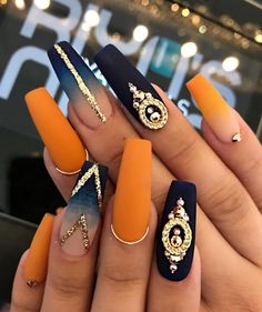 Acrylic Design, Ballerina Nails, Coffin Nails Designs, Dope Nails, Best Acrylic Nails, Long Acrylic Nails