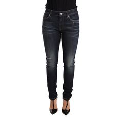 Indulge In The Epitome Of Italian Fashion With These Exquisite Dolce & Gabbana Skinny Jeans. Perfect For A Sleek, Fashion-Forward Look, These Jeans Are Crafted From A Premium Cotton Blend, Boasting A Flattering Mid-Waist Design And A Snug Slim Fit That Accentuates Your Figure With Effortless Charm. A Subtle Logo Plaque Adds A Touch Of Luxury To These Blue-Wash Denims, Making Them An Essential Addition To Your Style Repertoire. Created For Those Who Appreciate Fine Tailoring And The Allure Of Des Dolce And Gabbana Jeans, Female Owned Business, Dolce And Gabbana Blue, Denim Cotton, Slim Fit Pants, Casual Denim, Mens Denim, Slim Fit Jeans, Denim Wash