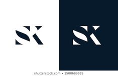 the letter k is made up of two different letters, one black and one white