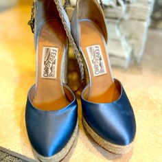 New Never Worn Blue Wedges, Salvatore Ferragamo Shoes, Ferragamo Shoes, Womens Shoes Wedges, Salvatore Ferragamo, Baby Blue, Color Blue, Wedges, Women Shoes