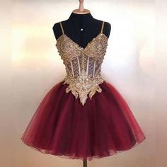 <p>Welcome+to+OrlandoDresses.<br>OrlandoDresses+specialize+in+making+high+quality+wedding+dresses,+wedding+party+dresses,+prom+dresses,+formal+evening+dresses,+homecoming+dresses+and+other+occasion+dresses.<br>We+have+been+in+this+field+business+since+2008,+we+have+shipped+to+over+200+countries+a... Gold Dama Dresses, Vestidos Color Vino, Red Quinceanera Dresses, Dama Dresses, Quince Dress, Short Homecoming Dress, Lace Homecoming Dresses, Beaded Gown, Quince Dresses