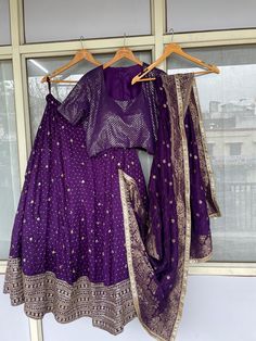 Purple lehenga Fancy choli with dupatta Indian Wedding bridal lehenga Engagement Lengha Made to measure Fancy lengha Round neck choli set lehenga choli wedding lengha custom stiched  all size avaialble party wear lengha ghagara choli wedding outfit Engagement Lengha, Fancy Lengha, Fancy Choli, Party Wear Lengha, Wedding Lengha, Purple Lehenga, Chic Prom Dresses, Chic Dressing, Lehenga Choli Wedding