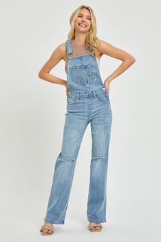 Get ready to rise above the rest with our Risen Straight Leg Overalls. These overalls are the perfect blend of style and comfort, giving you the confidence to take on the day. With a straight leg fit, you'll have all the mobility you need for any adventure. Elevate your wardrobe with Risen! Casual Full-length Relaxed Fit Overalls, Casual Full Length Relaxed Fit Overalls, Spring Full-length Relaxed Fit Overalls, Relaxed Fit Fall Overalls, Casual Wide-leg Bottoms With Adjustable Straps, Casual Wide Leg Bottoms With Adjustable Straps, Casual Full-length Overalls For Fall, Casual Full Length Overalls For Fall, Spring Bottoms With Adjustable Straps And Straight Leg