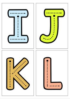 the letter j is made up of four different colors and letters that spell it out