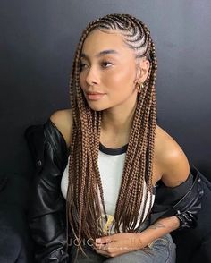 Ghana Weaving Styles 2024 - Best 8 Tips for Maintaining Braid Afro Hairstyles, Nubian Braids Hairstyles, Black Women Braids 2024, Braids Summer 2024, Cornrows With Knotless Box Braids, Fulani Braids Styles, Box Braids With Cornrows On Top, Braids That Cover Bald Edges, Iverson Braids For Women