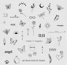 Flash Tattoos Small Tattoo Danty, Mini Tats Small Tattoos, Tiny Tats With Meaning, Sticker Sleeve, Tato Flash, Mini Tats, Puzzle Tattoos, Coordinates Tattoo, Tattoo 2024