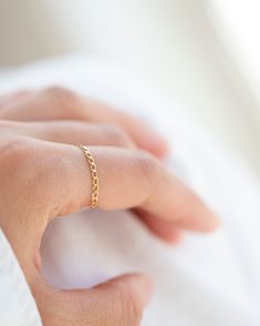 Shinny flat cuban chain ring in 14k gold Perfect as a stacking ring or by itself. 14k solid yellow gold Diamond Free, Gold Flats, Cuban Chain, Stacking Ring, Chain Ring, Elevate Your Style, Solid Yellow, Stacking Rings, Ring Bracelet