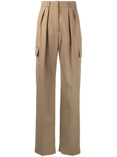 Khaki Pants With Flap Pockets For Workwear, Classic Cargo Pants With Pockets For Workwear, Classic Khaki Cargo Pants With Pockets, Classic Khaki Cargo Pants, Classic Trousers With Flap Pockets, High-waisted Wide Leg Pants With Flap Pockets For Work, Brown Workwear Bottoms With Flap Pockets, Beige Utility Wide Leg Pants For Work, Classic Straight Cargo Pants With Pockets