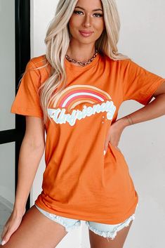 "Unfriendly" Graphic T-Shirt (Orange) - Print On Demand – NanaMacs Sweet Summertime, Orange Print, Flying Monkey Jeans, Flying Monkey, Juniors Jeans, Large Dress, Medium Dress, Jeans Size Chart, Small Dress