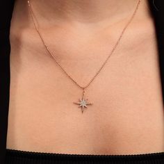 14k gold and pavé diamond medium starburst necklace. Starburst measures approximately 3/4" x 3/4". Fine 14k gold ball chain is available in 16" or 18" lengths. Gold Ball Chain, Pendant Designs, Starburst Necklace, Dress Indian, Rose Gold Chain, Gold Charm, Ball Chain, Pave Diamonds, Cotton Dress