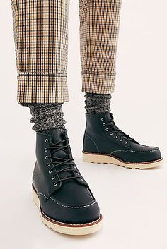 Women's Shoes: Summer Shoes, Fall Shoes & More | Free People Redwing Boots Women, Combat Boot Outfits, Fall Outfit With Boots, Chill Night, Boot Outfits, Wing Boots, Red Wing Boots, Wing Shoes, Simple Leather