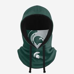 Michigan State Spartans Drawstring Hooded Gaiter FOCO - FOCO.com Logo Display, Scarf Neck, Front Face, Michigan State Spartans, Left Out, Michigan State, Winter Activities, Neck Gaiter, Keep Your Cool