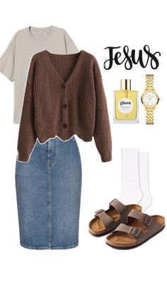 Church Outfit Aesthetic, Casual Church Outfit, Church Camp Outfits, Camp Outfits, Modest Church Outfits, Midlife Fashion, Hijab Fashion Summer, Church Camp, Church Outfit