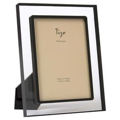 a black and white frame with the word tag on it