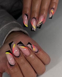 Patchwork Nail Art, Classy Nails Design Ideas, Nail Art Trend 2024, Nails Ideas 2024, Gorgeous Nails Designs, Ombré Nails With Design, 2024 Nail Designs, Best Acrylic Nails Designs, Birthday Nail Design