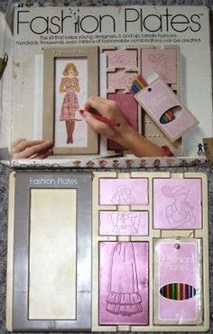 the front and back pages of a fashion pattern book