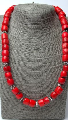 Corals are a wonderful gift for loved ones, which brings happiness, love, health. When you donate corals, you wish happiness from the bottom of your heart. Very elegant red coral Necklace. All our necklace arrives in a pretty gift box ready for gift giving Spiritual Red Necklace With Natural Stones, Coral Necklace With Large Beads For Gift, Spiritual Red Coral Necklace With Polished Beads, Spiritual Red Coral Necklaces With Polished Beads, Red Coral Large Beads Necklace For Gift, Coral Gemstone Bead Necklace In Red Coral, Red Coral Necklaces With Large Beads As Gift, Red Coral Necklaces With Large Beads For Gift, Gift Red Coral Necklace With Large Beads