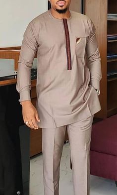 Dashiki men suit, African wedding suit, Africa men atitire, Men's Kaftan, African Wear For Men Ghana, Africa Mens Fashion African Style, Men Kaftan Designs Latest, Latest Kaftan Styles For Men, Latest Men Style, Kaftan Dress For Men, Kaftan Designs For Men, Women Kaftan Styles, Men Kaftan Designs