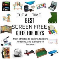 the all time best screen free gifts for boys