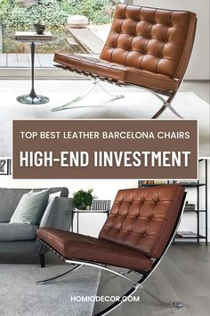 the top best leather barcelona chairs for high - end investment in europe, from modern to contemporary