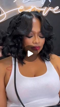 Hairstyles For Black Women Pressed, Bob Closure Wig For Black Women, 10 Inch Bob Quick Weave, Pin Up Quickweave, Frontal Quick Weave Bob, Summer Quick Weave Hairstyles, Bob Closure Sew Ins, Short Flip Over Quick Weave, Body Wave Bob Weave Sew Ins