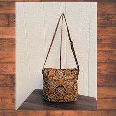 Brown Floral Crossbody Bag for Women Multiple Pockets - Etsy Brown Floral Print Shoulder Bag For Travel, Floral Embroidered Crossbody Shoulder Bag For Daily Use, Multicolor Crossbody Bag With Zipper Pocket, Brown Floral Print Crossbody Shoulder Bag, Multicolor Patchwork Crossbody Shoulder Bag, Quilted Purse, Quilted Shoulder Bag, Brown Floral Print, Quilted Purses