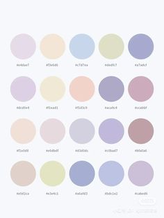 the different shades of gray and pink are shown in this poster, which is also available for