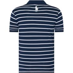 Polo Ralph Lauren Championships Wimbledon Tennis Stretch Soft Jersey Royal Shirt | eBay White Polo Collar Top With Horizontal Stripes, Navy Polo Top With Striped Collar, Navy Fitted Top With Contrast Stripes, Navy Fitted Top With Striped Collar, Fitted Navy Top With Striped Collar, Striped Polo Shirt With Polo Collar For Golf, Striped Fitted Cotton Polo Shirt, Navy Classic Top With Horizontal Stripes, Fitted Striped Cotton Polo Shirt