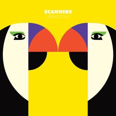 the cover art for scanners mexico's album, featuring two toucans