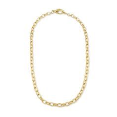 Classic yet bold! A gold double linked chain necklace makes any outfit complete! Wear alone for a subtle statement or layer it up to create your own individualized look! Brass base metal Gold plated Toggle Bar closure Double link style link size: 9.70mm x 6.70mm Necklace Length: 21" Note: Since each style is Made to order, please allow 2 business days for assembly. Should you want the necklace at a slight shorter length, please send us a "Special Instruction" at checkout. Please specify length i Classic Chunky Chain Toggle Necklace, Classic Chunky Chain Link Toggle Necklace, Elegant Link Chain Necklace With Toggle Clasp, Classic Toggle Necklace With Chunky Chain, Chic Everyday Toggle Necklace With Paperclip Chain, Chic Toggle Necklace With Paperclip Chain For Everyday, Timeless Gold Chain Necklace, Chic Link Chain Necklace With Toggle Clasp, Chic Toggle Link Necklace With Chain