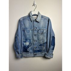 Levi's Women's Made & Crafted Japanese Denim Patchwork Jean Jacket Sz Small New Item Is Brand New With Tags. Dimensions: Pit To Pit: 19.5", Sleeve: 21", Length: 24.5" Original Msrp $498 Levi's Women's Made & Crafted, Levi's Japanese Denim Jacket, Levi's Made And Crafted Spring Denim Outerwear With Selvedge Detail, Spring Selvedge Denim Outerwear, Blue Recycled Denim Jacket With Patches, Pre-washed Blue Denim Outerwear, Blue Pre-washed Denim Outerwear, Workwear Denim Jacket With Patchwork, Patchwork Denim Jacket For Work, Blue Pre-washed Denim Jacket For Fall, Fall Blue Pre-washed Denim Jacket