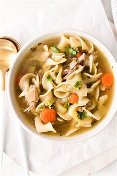 25 Best Instant Pot Turkey Noodle soup Best Recipes Ideas and Collections Spicy Chicken Noodle Soup, Chicken Broccoli Soup, Spicy Chicken Noodles, Turkey Noodle Soup, Soup Instant Pot, Design Hall, Thanksgiving Turkey Leftovers, Turkey Soup, Twice Baked Potatoes