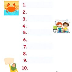 an image of the numbers and symbols for children's learning to learn how to read them