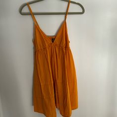 Nwot Wild Fable Baby Doll Mini Dress In Dark Yellow Color. Size M, Never Work Perfect Condition. Perfect Summer Dress Cotton V-neck Sundress For Daywear, Cotton V-neck Sundress For Brunch, Yellow V-neck Sundress For Summer, Orange V-neck Summer Sundress, Yellow Cotton Mini Dress For Beach, Summer V-neck Sundress For Daywear, V-neck Cotton Sundress For Vacation, Orange Cotton Sundress For Brunch, Orange V-neck Sundress For Day Out