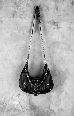 #womensbags #purses #leatherpurses #limitededition #altstyle Black Hobo Bag, Dark Glamour, Shelf Arrangement, Edgy Bags, Fanny Pack Purse, Convertible Crossbody Bag, Black Leather Purse, Top Shelf, High Contrast