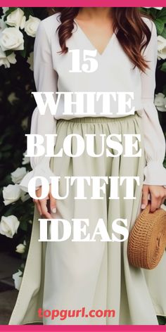 A white blouse is your ultimate fashion secret weapon. Get inspired by these stylish white blouse outfits that fit every vibe. See them all now!